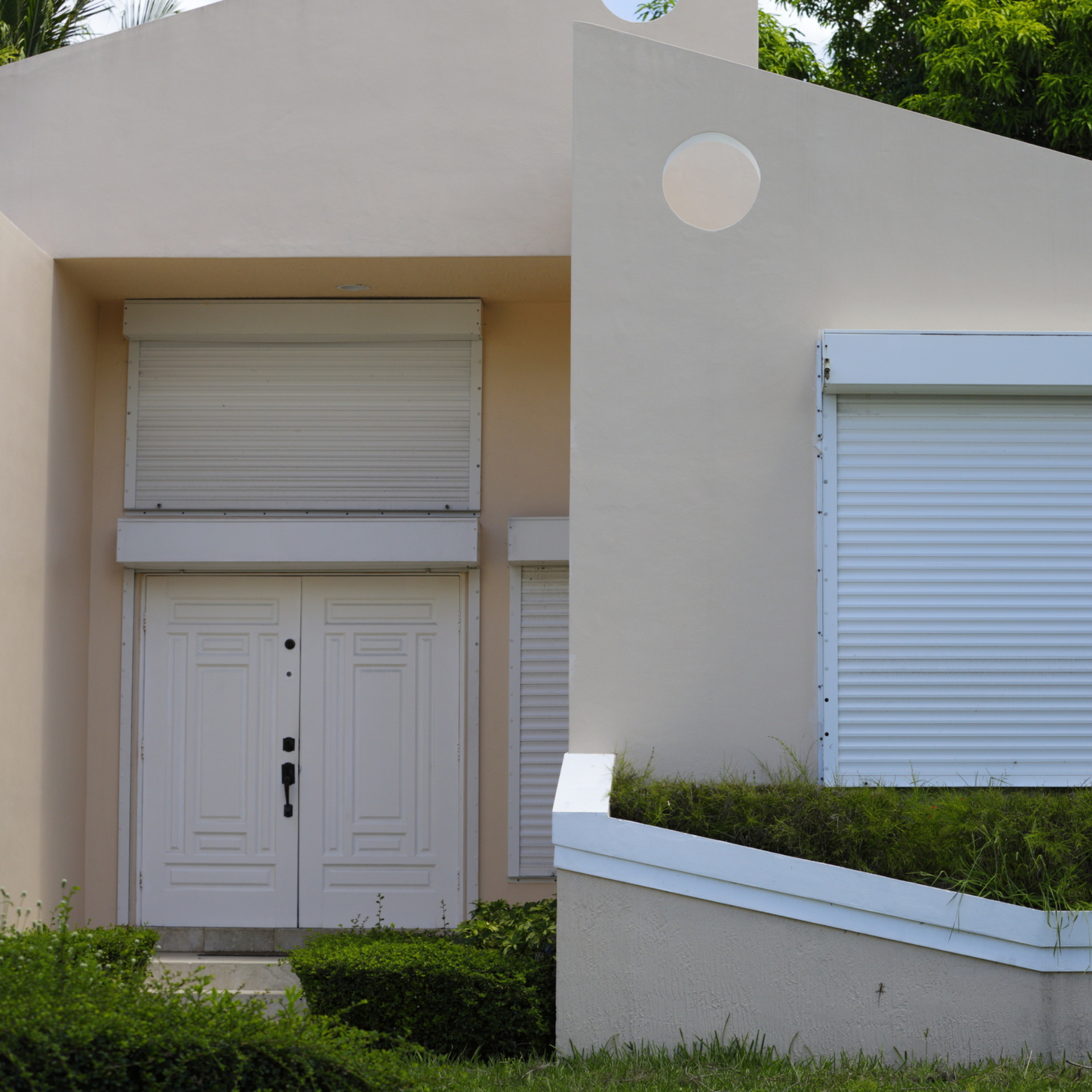 Replace bulky and limiting roll down shutters