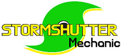 Stormshutter mechanic logo